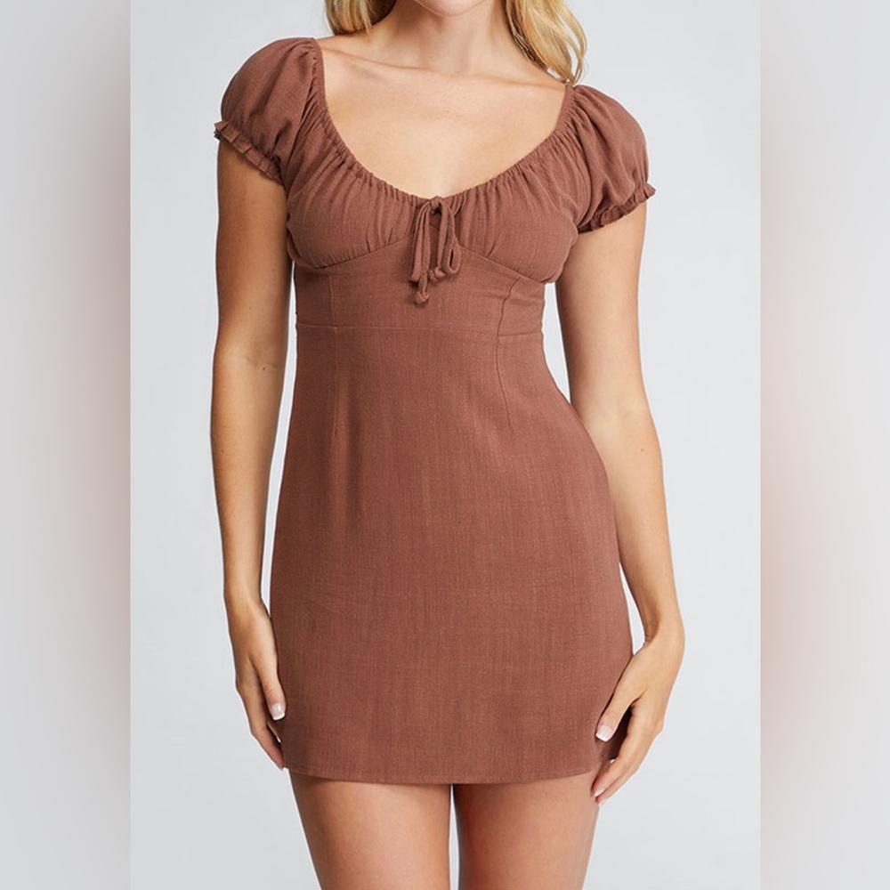 L.A. Hearts brown mini dress